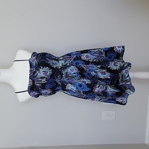 Multi color dress, size medium, adjustable spaghetti straps